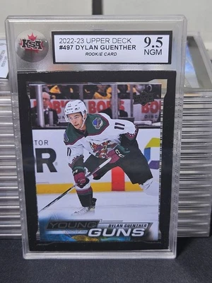 22-23 Upper Deck Dylan Guenther Young Guns Rookie 🚨🚨🚨 KSA 9.5 Near Gem Mint - Image 1 of 2