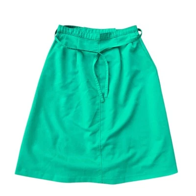 Saia verde vintage Levis feminina envoltório verdadeiro tamanho 14 - Imagem 1 de 4
