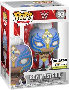 Funko POP WWE Rey Mysterio Glow In the Dark Exclusive #93 NEW & HARD TO FIND - Picture 1 of 3
