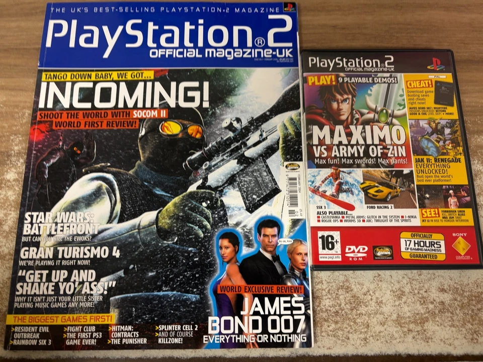 Playstation Official Magazine UK - February 2004 Issue 43 - Includes Demo Disc - Image 1 of 1