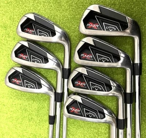 Callaway RAZR X TOUR Irons #4~9,Pw(7clubs)/Memphis10/Flex:SR/Iron set - Picture 1 of 9