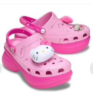 Crocs x Sanrio Hello Kitty Platform Bae Clog Slip On Sandal 211199 Womens Size 9 - Picture 1 of 8
