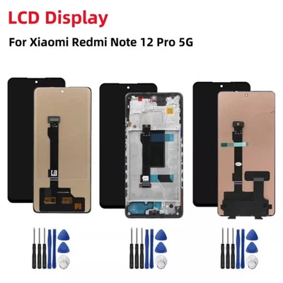 For Xiaomi Redmi Note 12 Pro 5G OLED TFT Touch Screen Digitizer Assembly ± Frame - Image 1 of 4