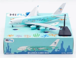 Aviación 400 1:400 Hi Fly Malta Airbus A380-800 “Salva los arrecifes de coral” 9H-MIP - Imagen 1 de 16
