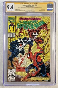 Amazing Spider-Man 362 CGC SS 9.4 sign 3x SHAREN EMBERLIN BAGLEY NM Carnage - Bild 1 von 3