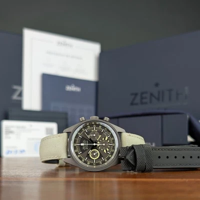 2022 Complete Set Zenith Chronomaster Revival SJX Poker Chip 97.G383.400/38.C881 - Image 1 of 4