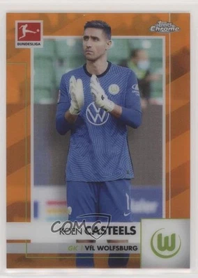2020-21 Topps Chrome Bundesliga Orange Refractor /25 Koen Casteels #96 - Image 1 of 2