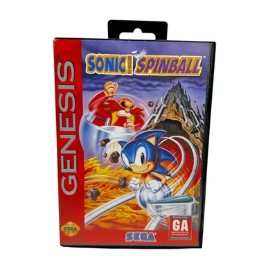 Sonic Spinball (Sega Genesis, 1993) No Manual - Image 1 of 3