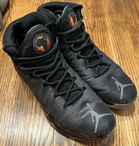 Nike Men's 12 Air Jordan 30 XXX Black Cat Anthracite Shoes Sneakers - 811006-010 - Picture 1 of 15