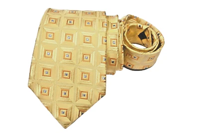 CORBATA HOMBRE IKE BEHAR AMARILLA/GEOMÉTRICA ANCHO: 3,75" LARGO: 59" Foto 1 de 3