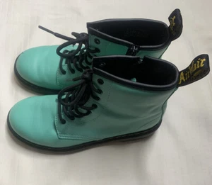 Dr Martens Green Rubber Wellington Boots WMNS US 5 EU 36 - Picture 1 of 8