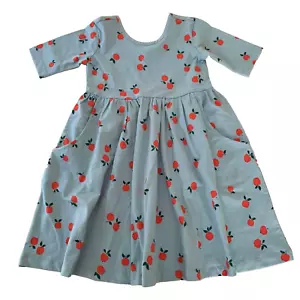 Hanna Andersson Cute "ELBOW" Skater Pocket Dress. 5 Years. 110 cm. Great Gift! - Picture 1 of 21