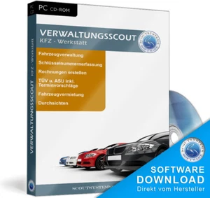 Kfz Werkstatt Software, Rechnungsprogramm,Werkstattprogramm,Fahrzeug Reparaturen - Bild 1 von 8
