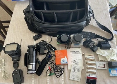 Sony HVR-A1 High Definition Camcorder With accessories and Bag - Image 1 of 4