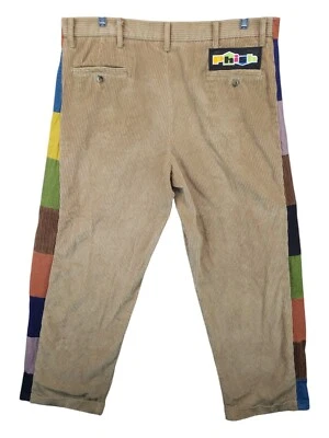 Pantalones de patinador de pana Phish patchwork personalizados de colección 38x30 (ver fotos talla 4) grunge Foto 1 de 4