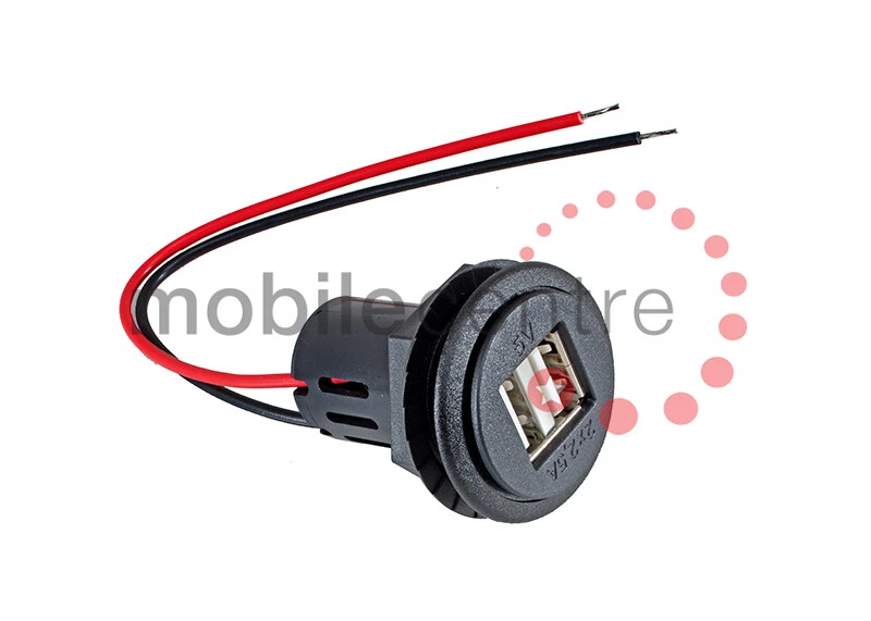 Panel de tablero ProCar 67321500 doble doble 5A USB A enchufe cargador 12 y 24V marcado E Foto 1 de 1