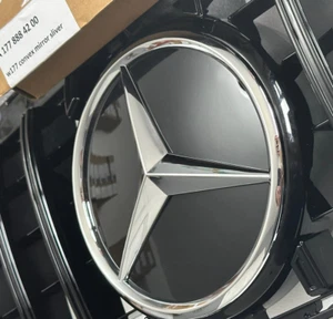 Mercedes Benz griglia cromata emblema stella logo anteriore W205 W177 - Foto 1 di 12