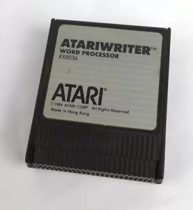 Modulo Atari 800 XL XE -- ATARIWRITER (etichetta argento) -- carrello gioco - Foto 1 di 1
