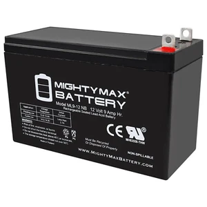 Mighty Max 12V 9AH SLA Battery Replacement for SEL HYS1290 - Picture 1 of 6