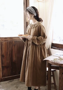 Lagenlook leinen kleid spitze antik shabby bohemian chic vintage retro - Bild 1 von 8