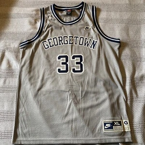 Vintage Nike Team Authentic Georgetown Hoyas Patrick Ewing #33 Jersey Size XL - Picture 1 of 8