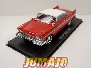 FIL26 Voiture GREENLIGHT Hollywood 1/43 Christine : Plymouth Fury 1958