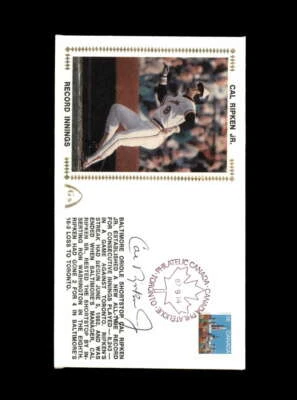 Cal Ripken Jr PSA DNA Coa Hand Signed 1987 FDC Cache Autograph - Image 1 of 3