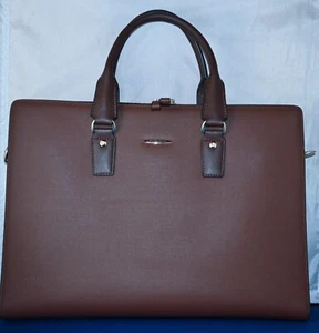 REDUCED NEW BOSTANTEN Leather Briefcase Laptop Bag for Men/Women MSRP=$167.99 - Picture 1 of 10