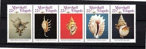 Marshallinseln 1986 Set Muschel/Snacke/Sealife Briefmarken (Michel 87/91) postfrisch - Bild 1 von 1