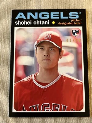 2018 2019 Topps Transcendent Shohei Ohtani Rookie Card RC 41/50 1971 - Image 1 of 3