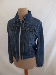 Blouson en jean Benetton Bleu Taille 36 à - 57% - Imagen 1 de 5
