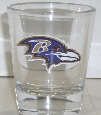 NFL Baltimore Ravens Standard 2 oz Shot Glass by Hunter Cover