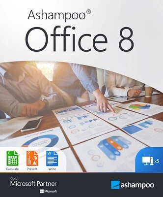 Ashampoo Office 8 - für 5 PCs - Textverarbeitung - Tabellenkalkulation -Download - Bild 1 von 4