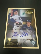 BLAKE SNELL 2016 TOPPS GL ROOKIE AUTO BASEBALL CARD #GLFA-BS - TAMPA BAY RAYS
