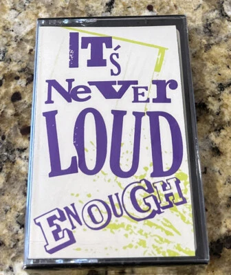 It's Never Loud Enough Cassette 1990 Epic - EAT 1853 PROMO NOS Sealed! - Image 1 of 3