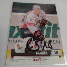 LED Playercard DEG Metro Stars 2011/12 Signed Simon Danner