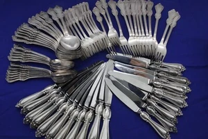 70 PIECES SET VINTAGE SILVER PLATED FLATWARE GAB * EXTRA PRIMA NS ALP - Picture 1 of 7