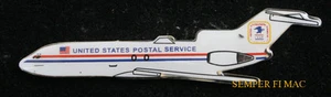 US POSTAL 727 CAPPELLO BAVERO GILET PIN UP SPILLA AEREO JET B-727 USPS PILOTA EQUIPAGGIO REGALO - Foto 1 di 8