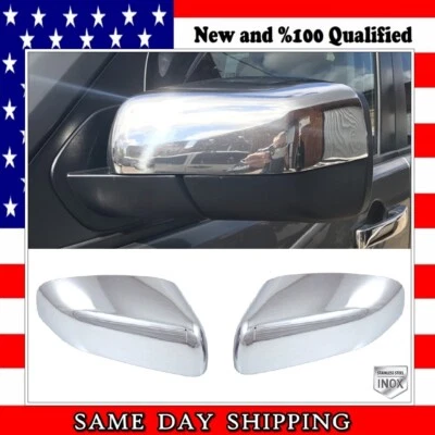 Cubierta de espejo cromada 2 piezas ACERO INOXIDABLE para Land Rover LR2 de 2008 a 2015 Foto 1 de 4