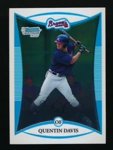 2008 Bowman Chrome Prospects #BCP75 Quentin Davis Atlanta Braves - Bild 1 von 2