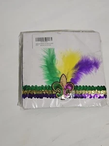 Disfraz de Mardi Gras diadema calcetines cuentas accesorios - Imagen 1 de 3