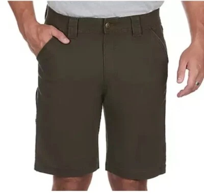Pantalones Cortos Utilitarios Coleman Workwear, Color Verde Oliva Talla 40 Etiqueta $70 Foto 1 de 4