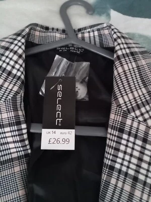  Check Belted Jacket  - Image 1 of 4