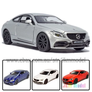 1:32 Mercedes C63 S AMG Coupe Model Car Diecast Toy Vehicle Collection Kids Gift - Picture 1 of 17