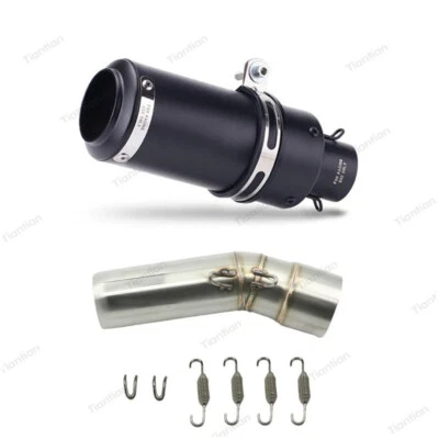 Silenciador de tubo de escape de enlace medio deslizable para BMW F650GS F700GS F800GS para motocicleta Foto 1 de 4