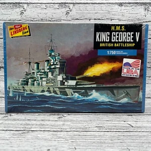 Kit Modelo HMS King George V Segunda Guerra Mundial Acorazado Británico 1:750 Lindberg 2017 - Imagen 1 de 6
