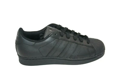 ZAPATILLAS ADIDAS SUPERSTAR ORIGINALES JUNIOR B25724 TRIPLE NEGRAS PARA NIÑOS GRANDES Foto 1 de 4