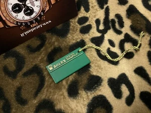2001 2002 ROLEX DATE 15200 GREEN PRICE TAG TARGHETTA PREZZO VERDE - Picture 1 of 3