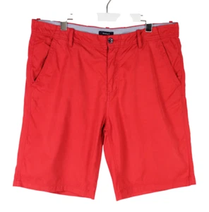 GANT Shorts Men's (UK) 38 Classic Summer Chino Zip Fly Red Logo Slim Fit - Picture 1 of 11