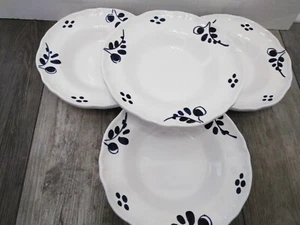 RETIRED Williams Sonoma Olive soup ,salad, pasta Bowl 9.5” EA ( 4-pk bundle) - Picture 1 of 8